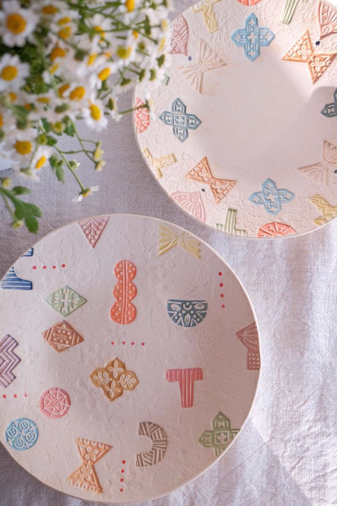 Hacorie 石丸和美 Round Plate - Stamp HC15