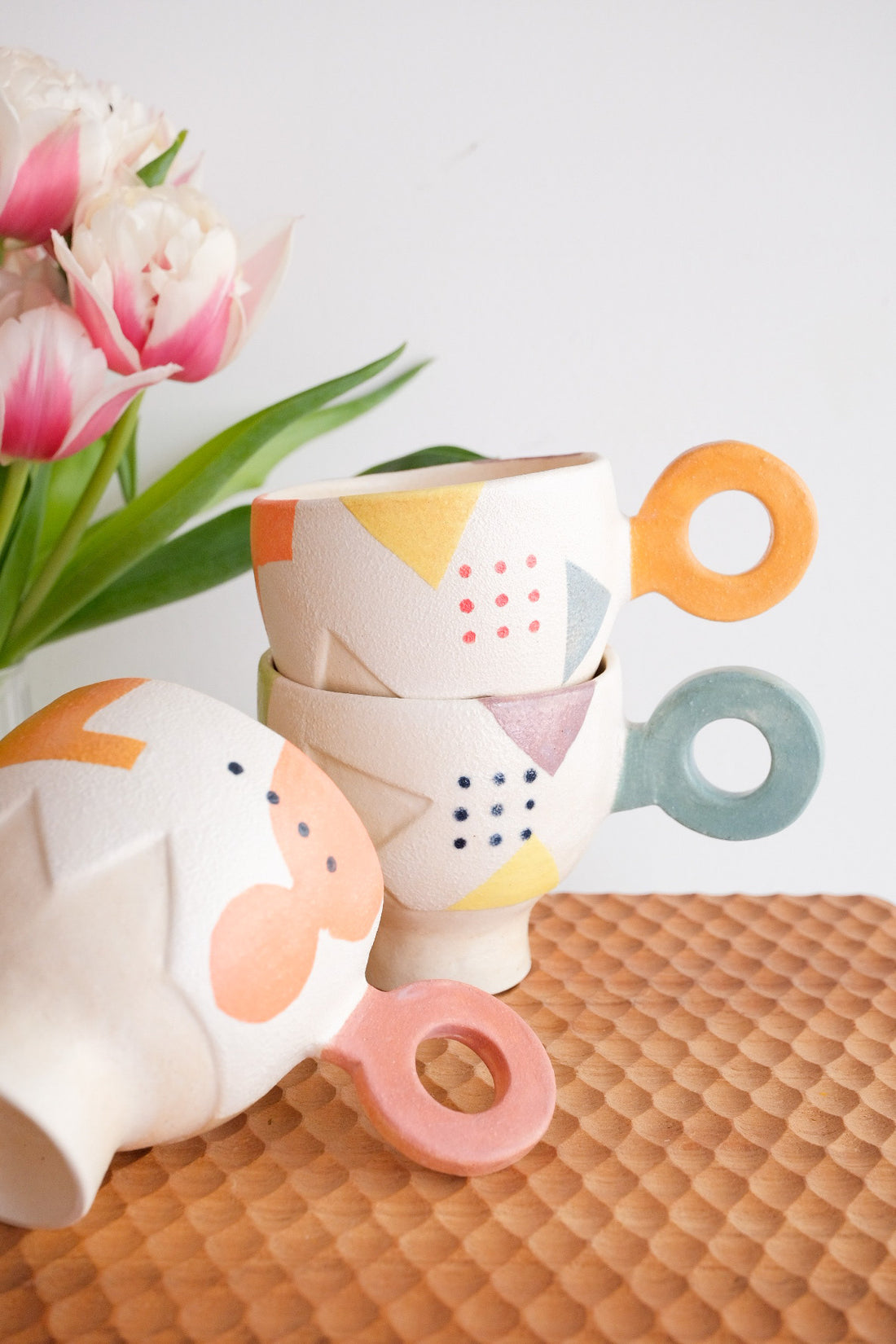 Hacorie 石丸和美 Footed Mug - Geometry HC04