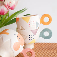 Hacorie 石丸和美 Footed Mug - Geometry HC04