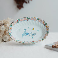 TATA Pottery Studio 田中大輝 & 田边桂- Porcelain Oval Bowl - Medium TP09 #2