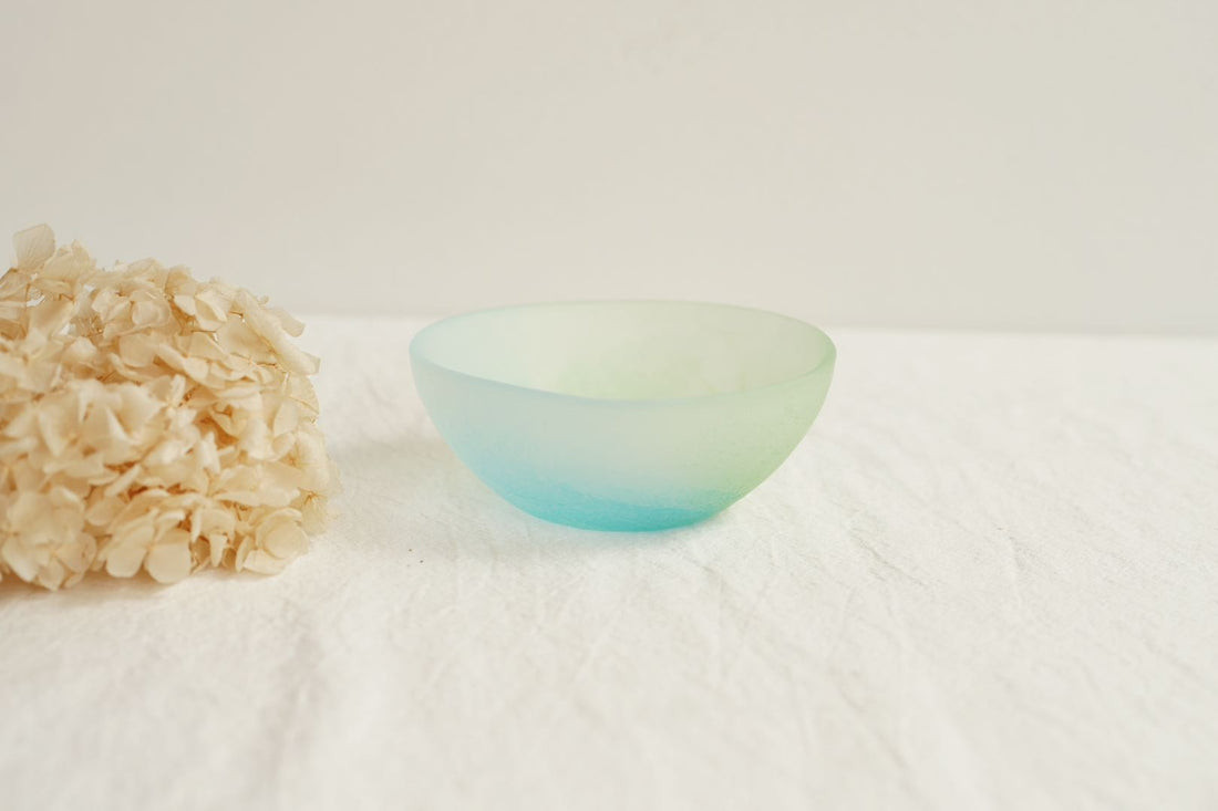 Aika x Iwasawa Glass Handmade Small Bowl
