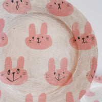 Tomotaro 岡村友太郎 - Rabbit Round Plate