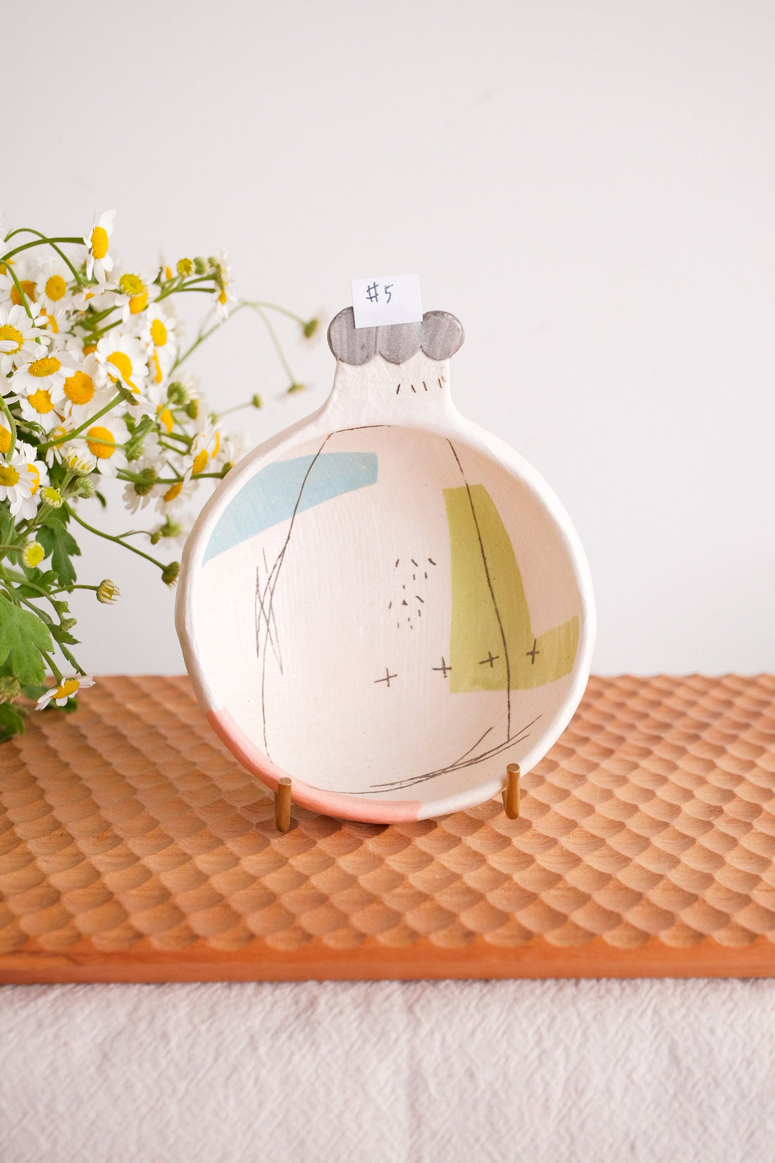 Hacorie 石丸和美 Bowl With Handle - Geometry HC05