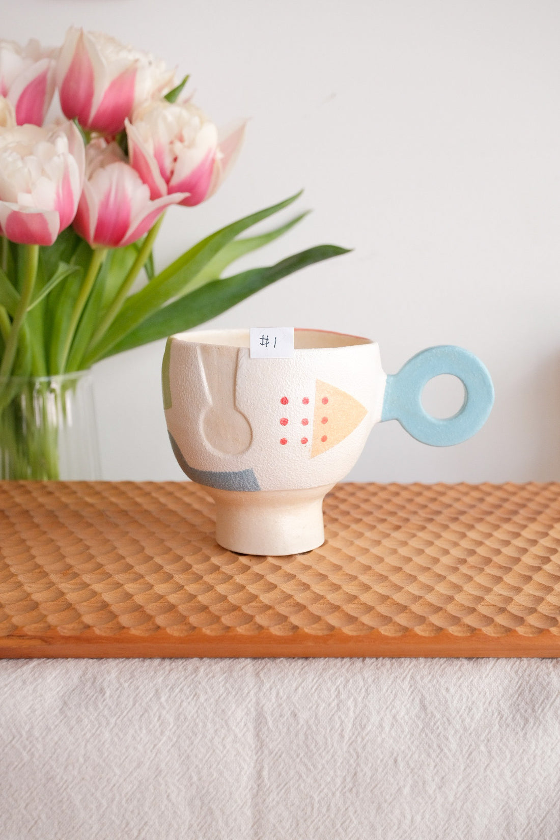 Hacorie 石丸和美 Footed Mug - Geometry HC04