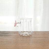 Makiko Kitagata 北形槙子 Lace Flower Handle Glass MG10