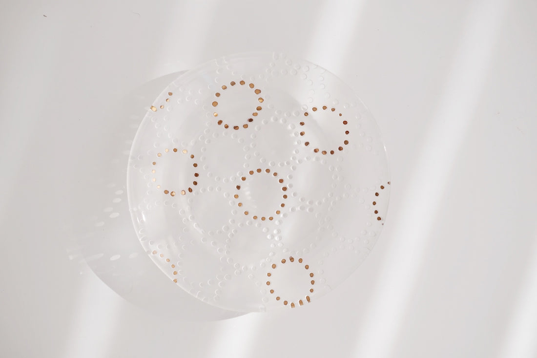 平井睦美Mutsumi Hirai 15cm plate tenn gold