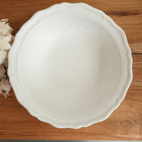 Mashiko Ware White Lace Collection