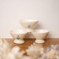 Fukuda Yuko 福田友子 Small Pedestal Bowl FU13