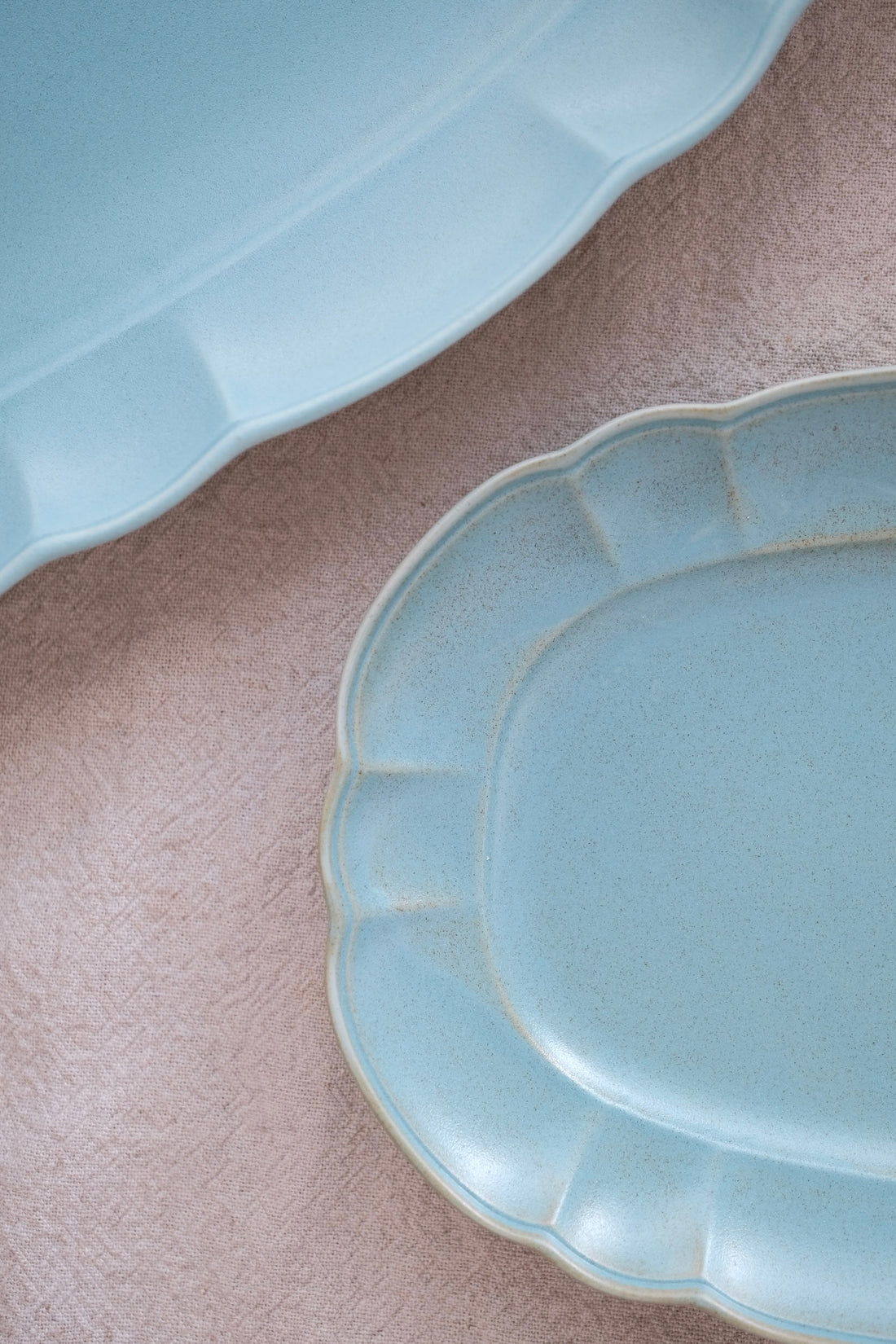 Minoware Tableware - Blue Long Plate