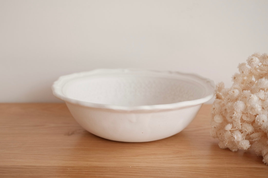 Mashiko Ware White Lace Collection