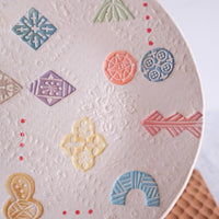 Hacorie 石丸和美 Round Plate - Stamp HC15