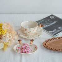 Sugar Poppo Mug with Saucer - Cherry SP18