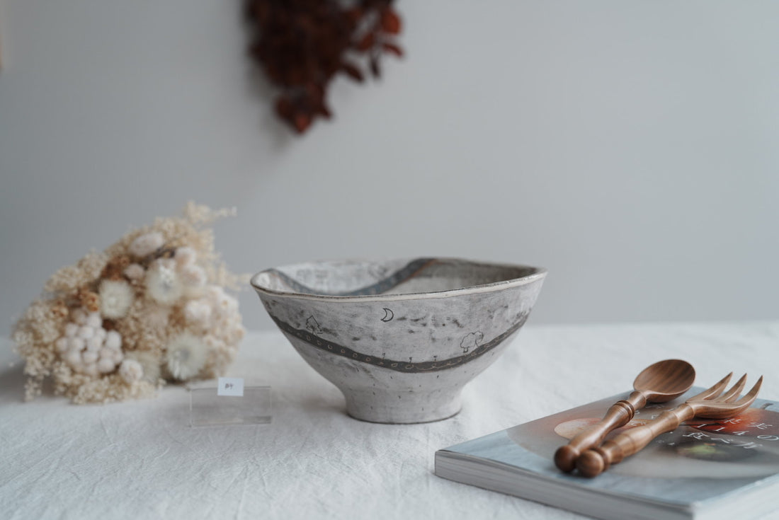 Akemi Suzuki 鈴木明美 - Blue Car Ramen Bowl - 18cm AS14b