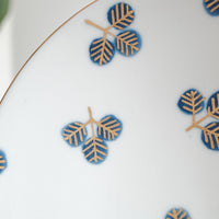 Natsumi Iino 飯野夏實 Gold Decor Small Plate - Clover NI002d
