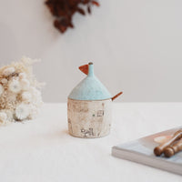 Akemi Suzuki 鈴木明美 - Blue Salt/Sugar Jar AS01a