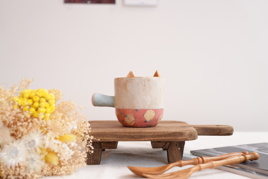 Cozy Nook - Round Cat Mug- CN02 #4