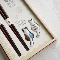 ISHIDA Chopsticks Gift Set - Cat