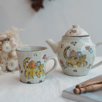 TATA Pottery Studio 田中大輝 & 田边桂- Slip Teapot TP20 #1