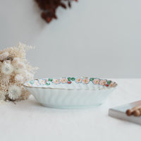 TATA Pottery Studio 田中大輝 & 田边桂- Porcelain Oval Bowl - Medium TP09 #4