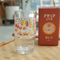 Aderia Glass Retro Tumbler - Flower Lace