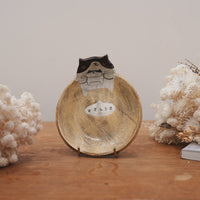 Fumiko Tsuchihashi 土橋文子 - 14cm Animal Plate FT16 #1