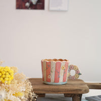 Cozy Nook - Flower Ring Handle Mug- CN05 #1