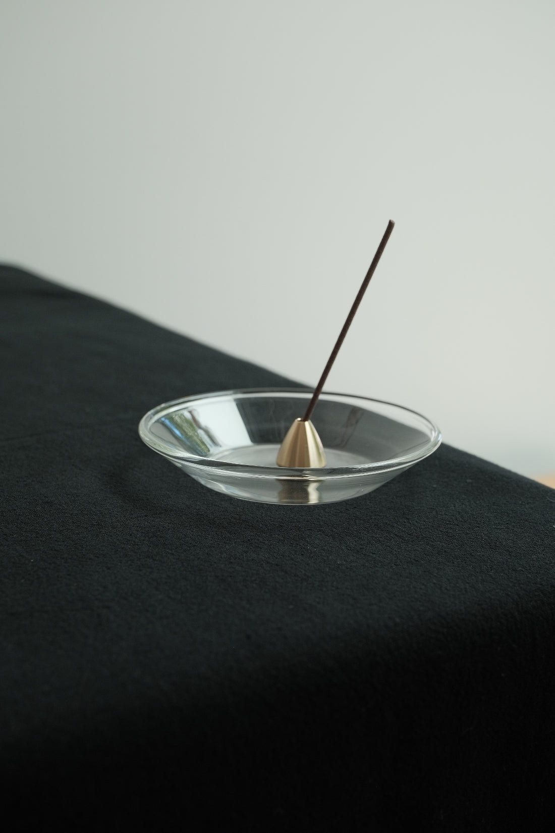 KOUSAIDO - Incense Holder Brass Top With Glass Dish