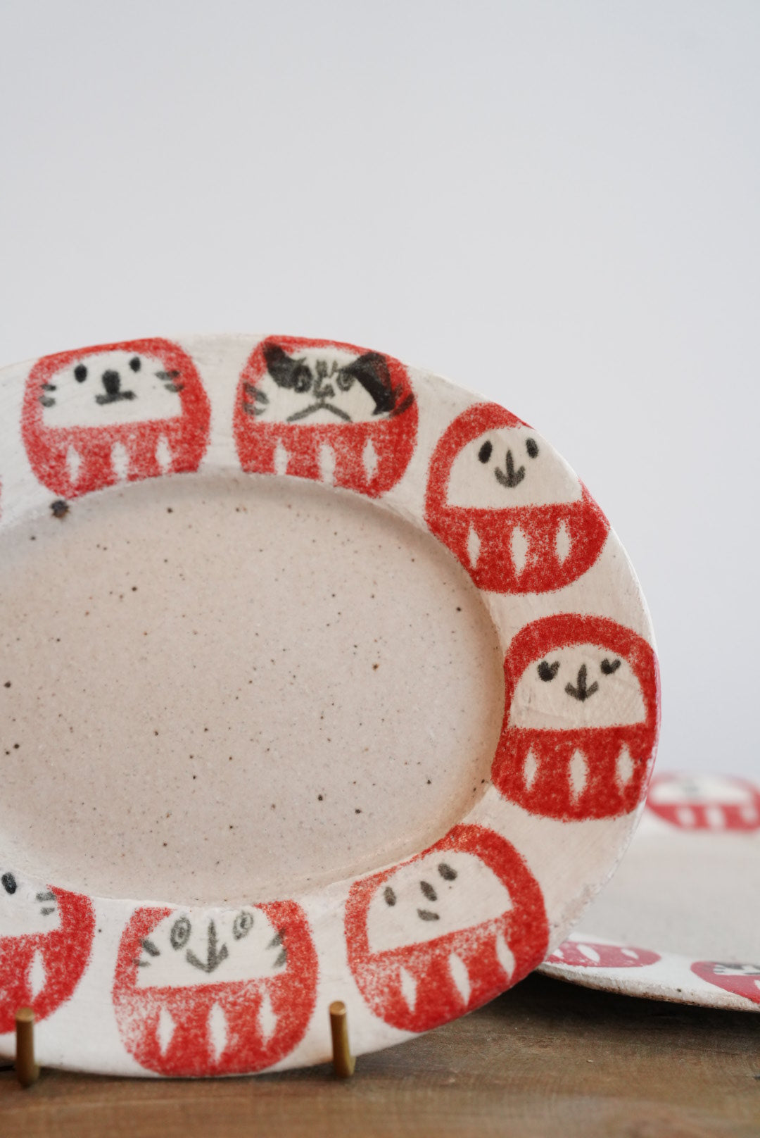 Tomotaro 岡村友太郎 - Daruma Oval Plate