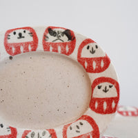 Tomotaro 岡村友太郎 - Daruma Oval Plate