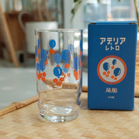 Aderia Glass Retro Tumbler - Blue Balloon