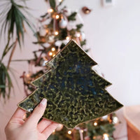 Mino Ware Tree Shape Plate