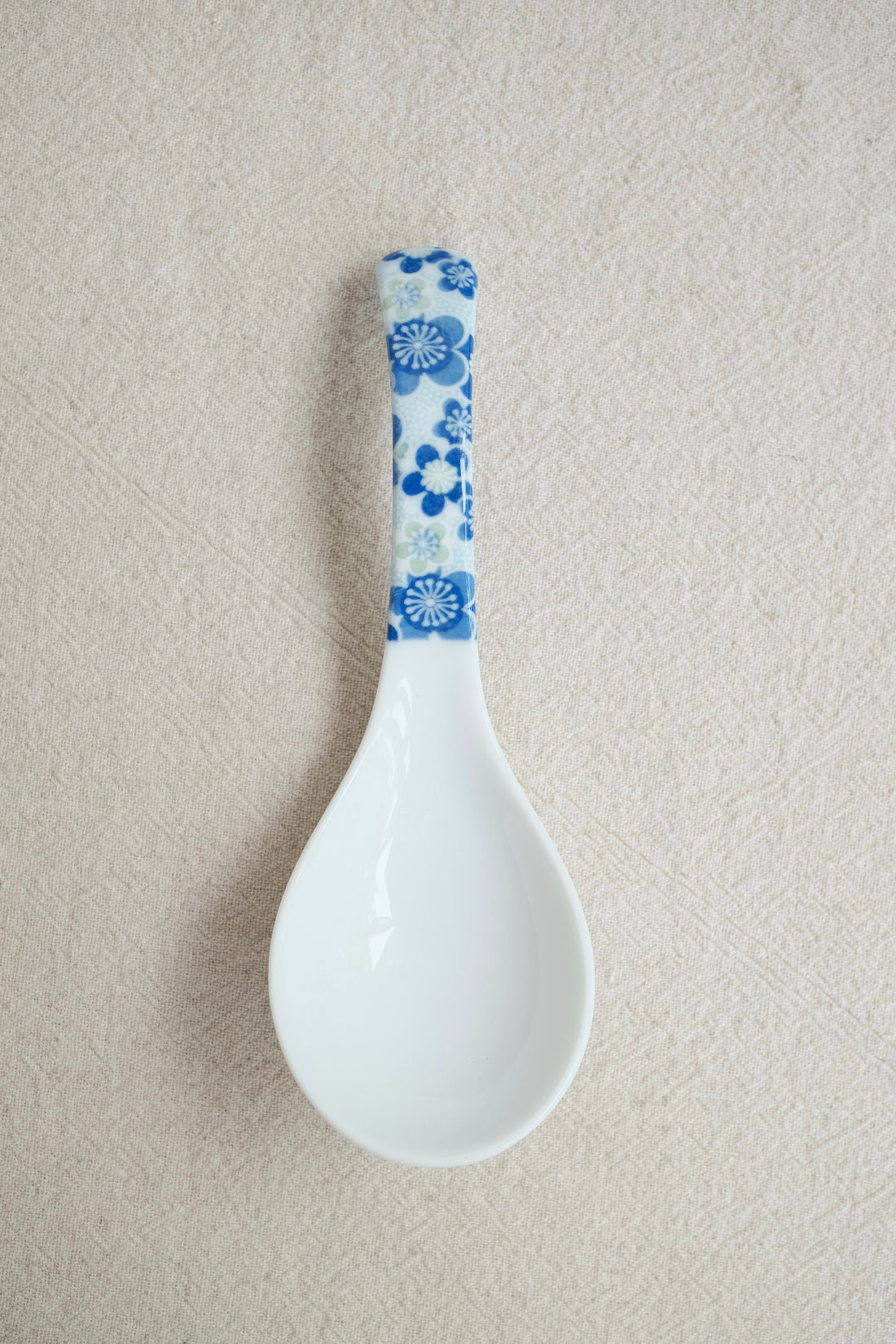 Japanese Ceramic Soup Spoon