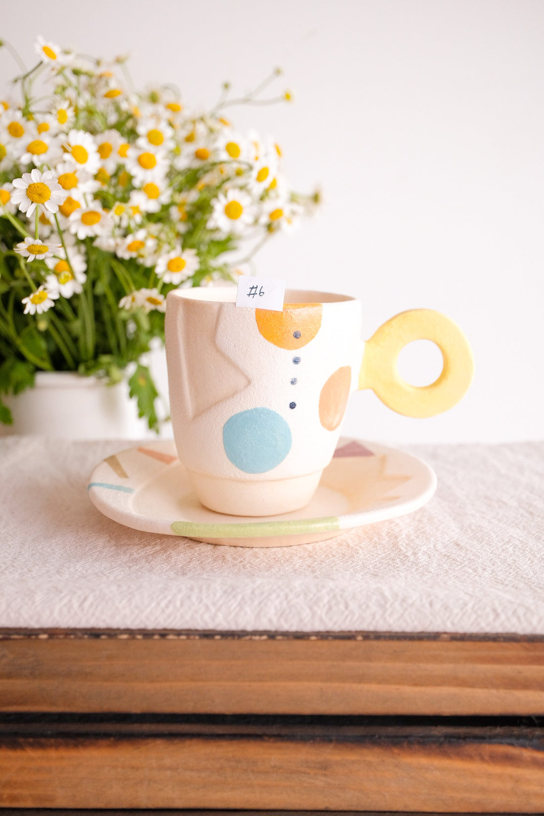 Hacorie 石丸和美 Mug with Saucer Set - Geometry HC11