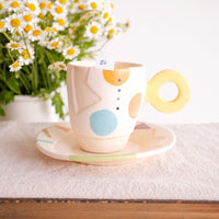 Hacorie 石丸和美 Mug with Saucer Set - Geometry HC11