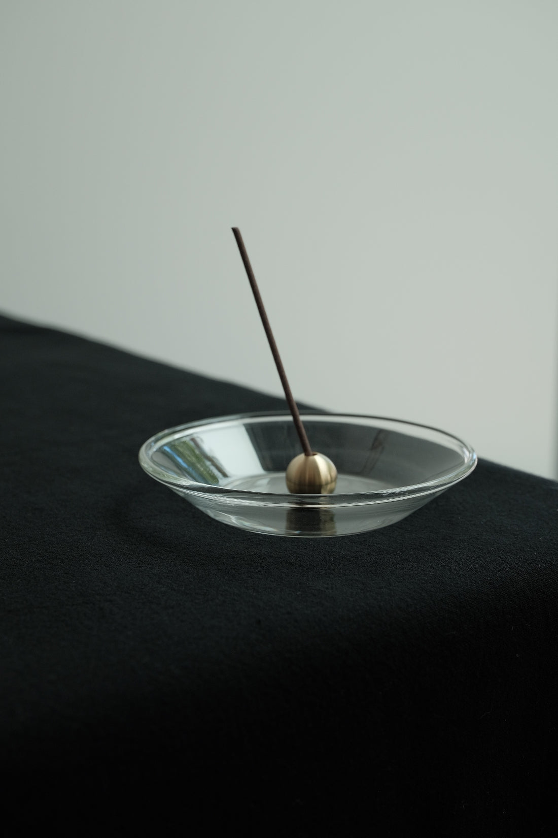 KOUSAIDO - Incense Holder Brass Top With Glass Dish