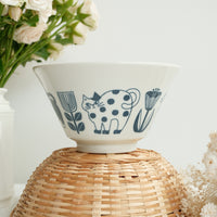 Hasami Ware Ramen Bowl Cat Collection