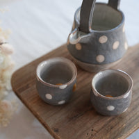 Akemi Suzuki 鈴木明美 - White Dot Collection - Tea/Sake Cup AS32