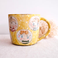 Asako Yamaguchi 山口麻子 Animal Grid Large Mug AI01