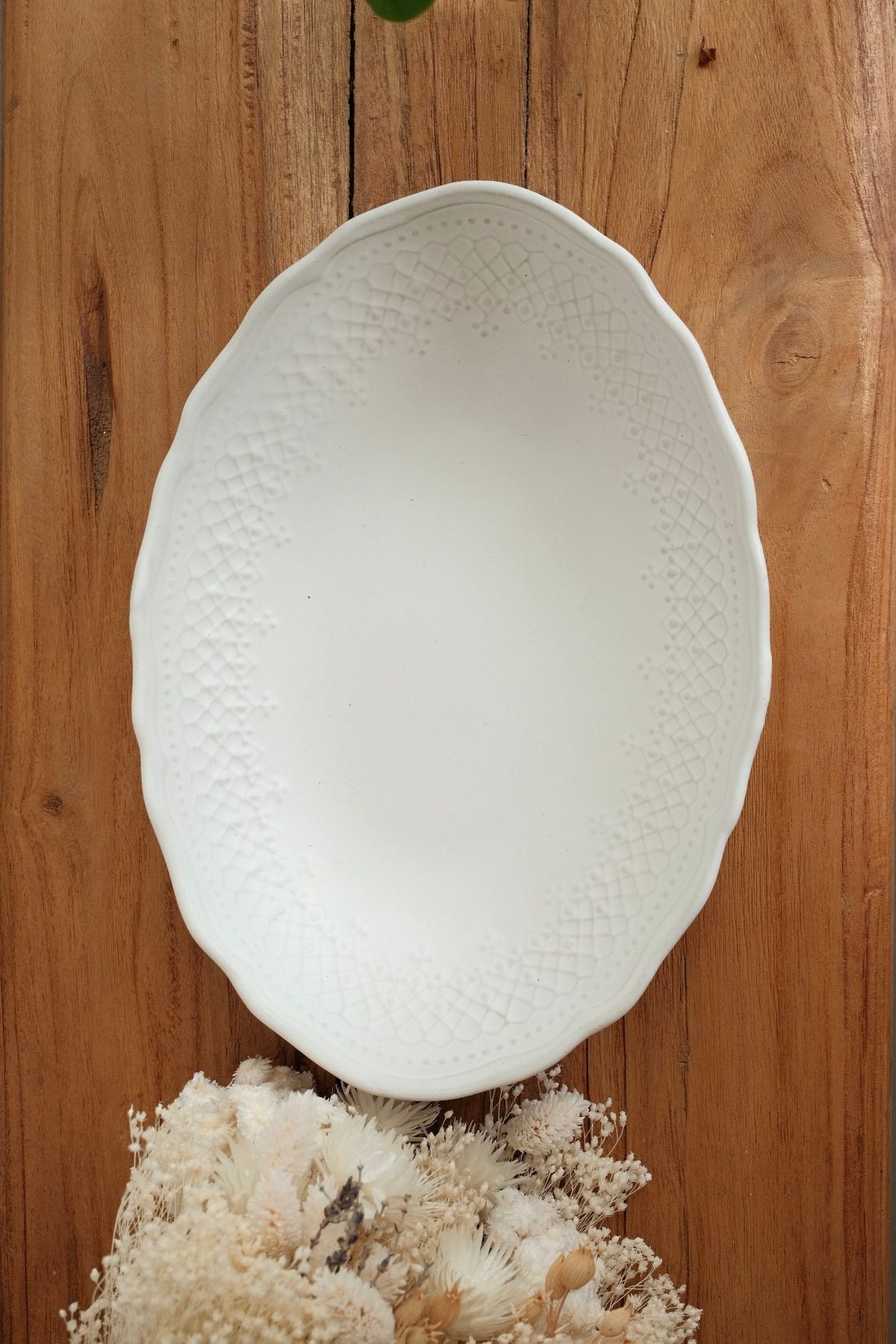 Mashiko Ware White Lace Collection