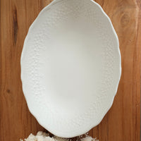 Mashiko Ware White Lace Collection