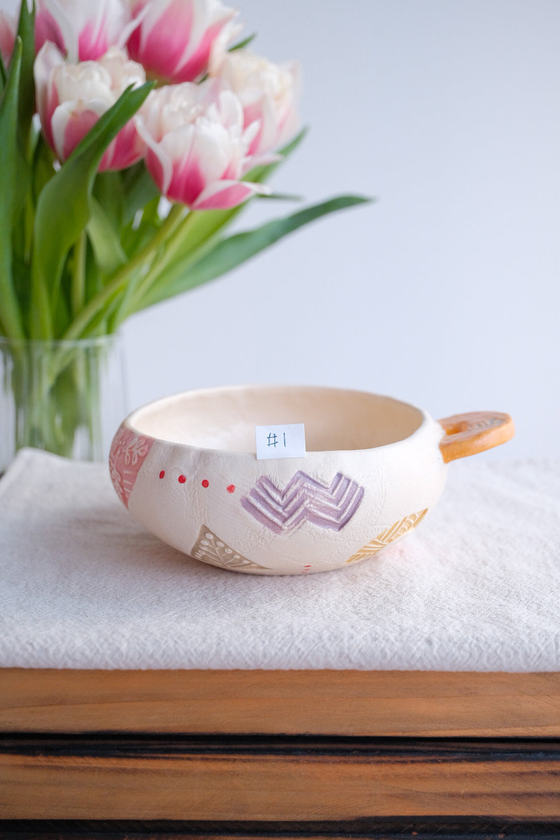 Hacorie 石丸和美 Bowl with Handle - Stamp HC20