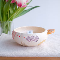 Hacorie 石丸和美 Bowl with Handle - Stamp HC20