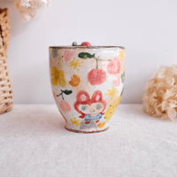 Asako Yamaguchi 山口麻子 Animal Tall Mug with Deco on Handle AI04