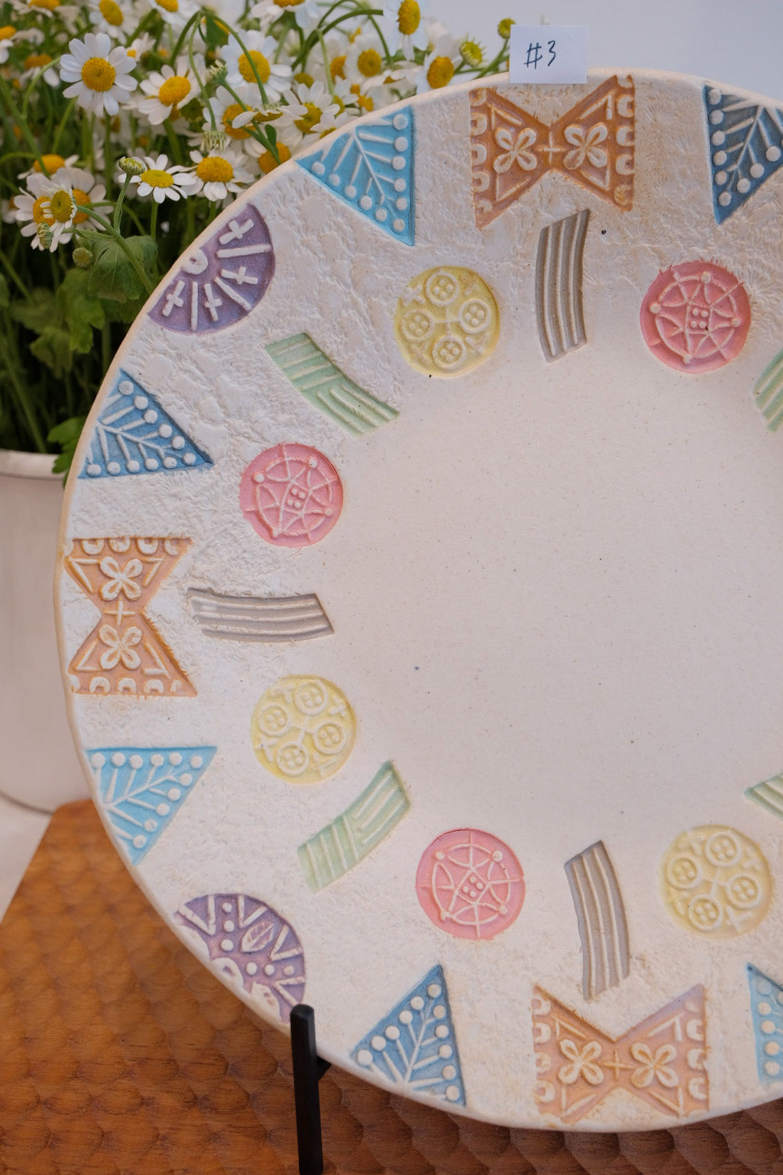 Hacorie 石丸和美 Round Plate - Stamp HC15