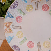 Hacorie 石丸和美 Round Plate - Stamp HC15