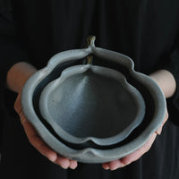 Hirokazu Furutani 古谷浩一 - Grey Pear Shaped 19cm Bowl HF23