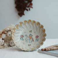 TATA Pottery Studio 田中大輝 & 田边桂- Slip Round Bowl TP15 #3