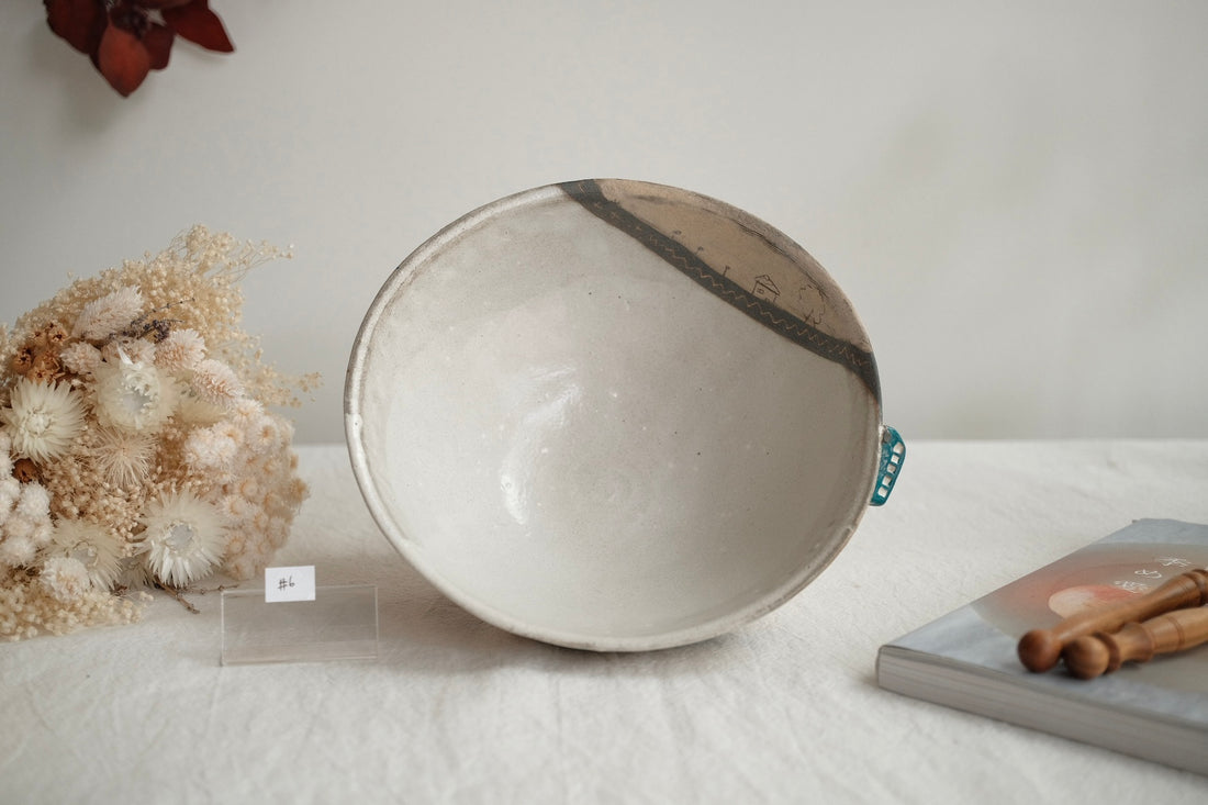 Akemi Suzuki 鈴木明美 - Blue Car Ramen Bowl - 18cm AS14b