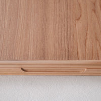 Non-Slip Surface Natural Wood Serving Tray