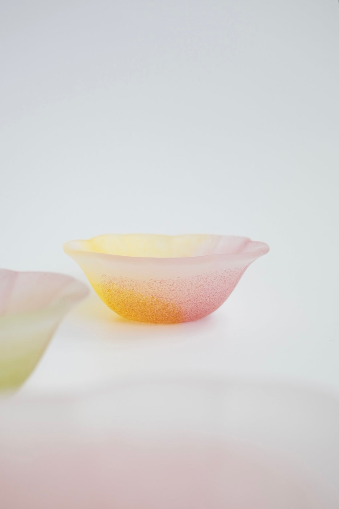 Aika x Iwasawa Glass Handmade Sakura Shaped Glass